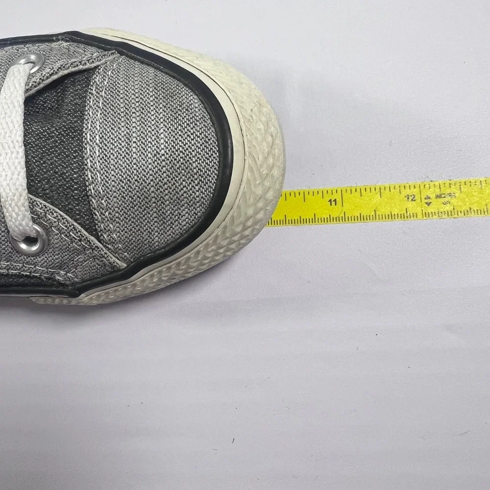 Converse All Star Low Top Gray Denim Sneakers Casual Shoes Unisex W 8 M‎ 6